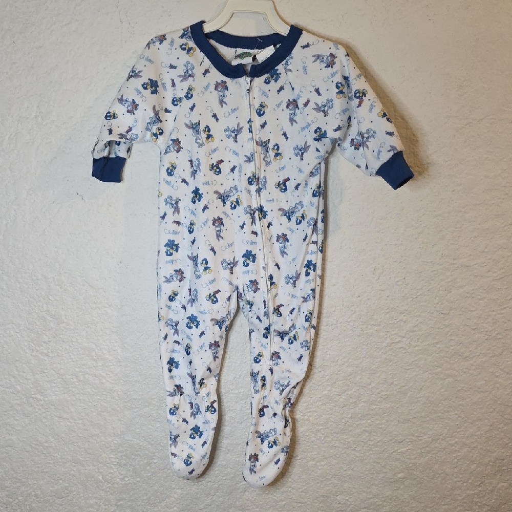 Baby Looney Tunes baby Bugs & Daffy Cozy Kids Footed Pajamas